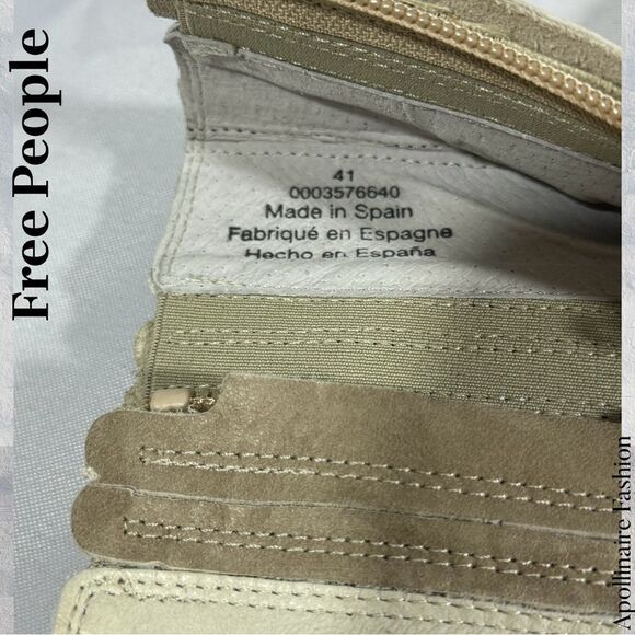 FREE PEOPLE JAMES CHELSEA LEATHER BOOTS IN ICE SIZE 41 NWT CHUNKY HEELS - Picture 6 of 7